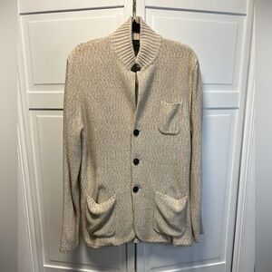 The Men’s Store Bloomingdale’s Melange Knit Cardigan/ Jacket Size Men’s …